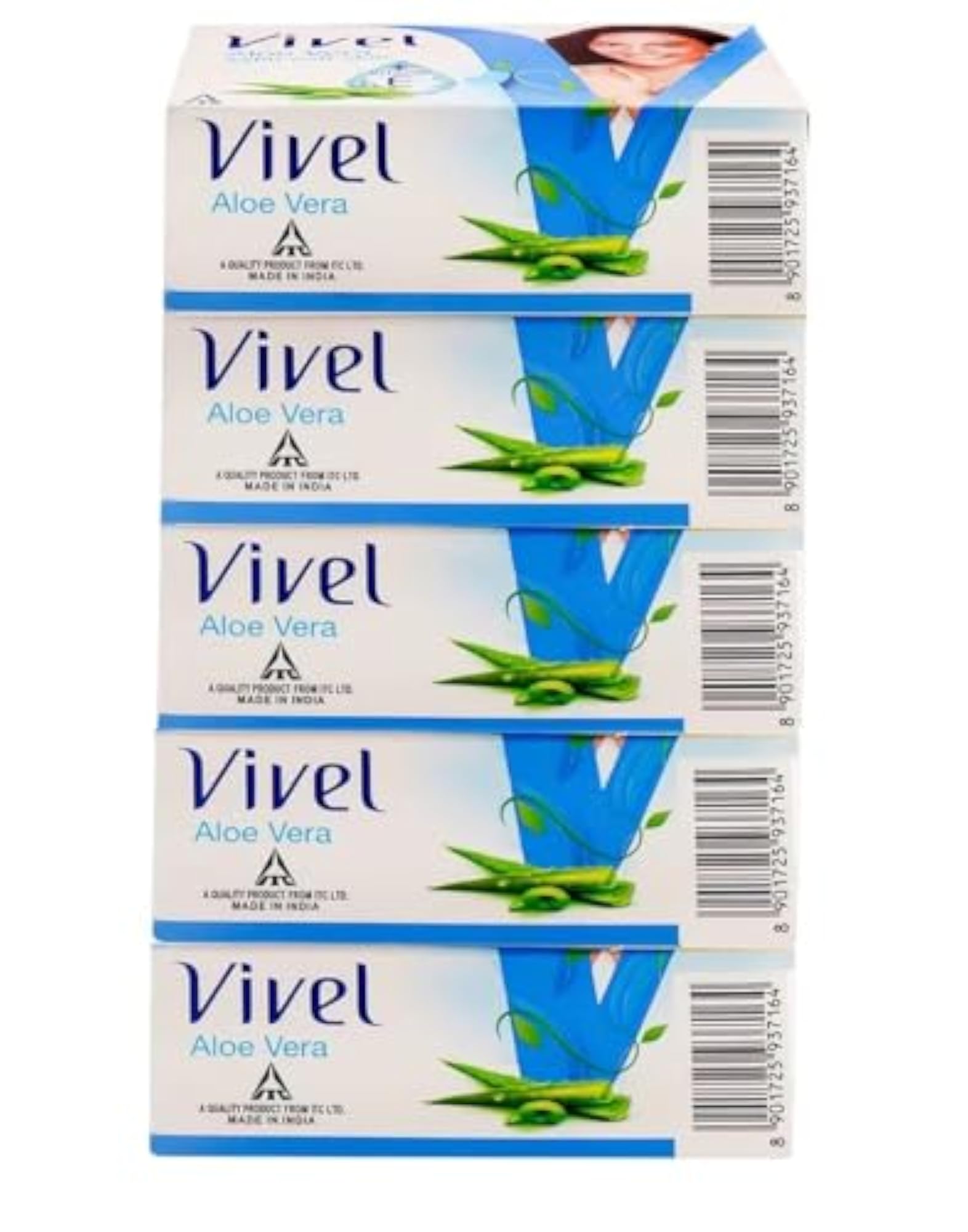 Aloe Vera Satin Soft Skin Soap, Pack of 3