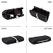 UBORSE Bolso Noche Negro Clutch Mujer Fiesta Cartera de Mano Bandolera con...