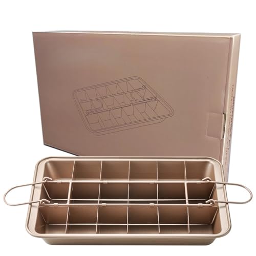 Holowa �u���E�j�[�p�� �d�؂�t�� �m���X�e�B�b�N�u���E�j�[�x�[�L���O�p�� �J�[�{���X�`�[�� �����`�P�[�L�^ �I�[�u���x�[�L���O�p �v���J�b�g�X�N�G�A�^ 18�� �u���E�j�[�o�C�g �P�[�L �t�@�b�W �`���R���[�g�p (�J���[)