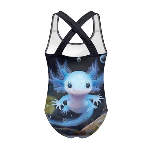 Image of Girls Swimsuit Criss Cross Back 1-Piece Summer Beach Swiwmear
