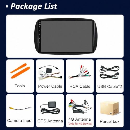 GPS para Camión de 4 Núcleos compatible con Smart Fortwo 453 7