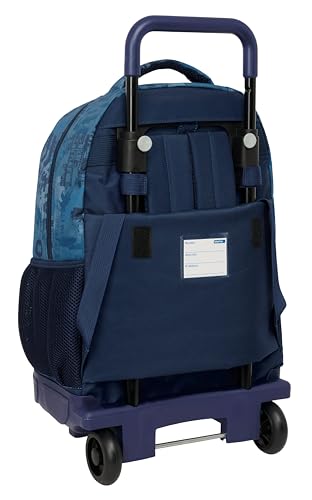 Sac à dos à roulettes amovible et compact Safta New Edition