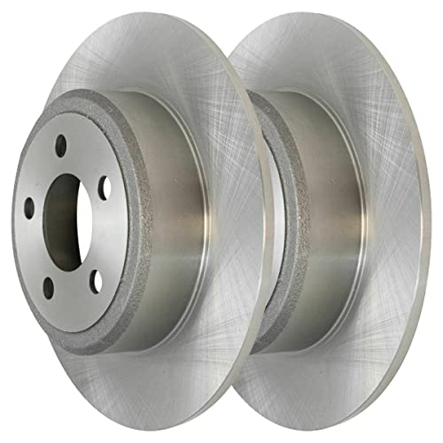 AutoShack Brake Rotors Rear Brake Rotor Replacement Kit for 2005-2008 Dodge Magnum 2006-2023 Charger 2009-2023 Challenger 2005-2023 Chrysler 300 2.7L 3.5L 3.6L 5.7L 6.2L 6.4L V6 V8 AWD RWD R63023PR -  Auto Shack