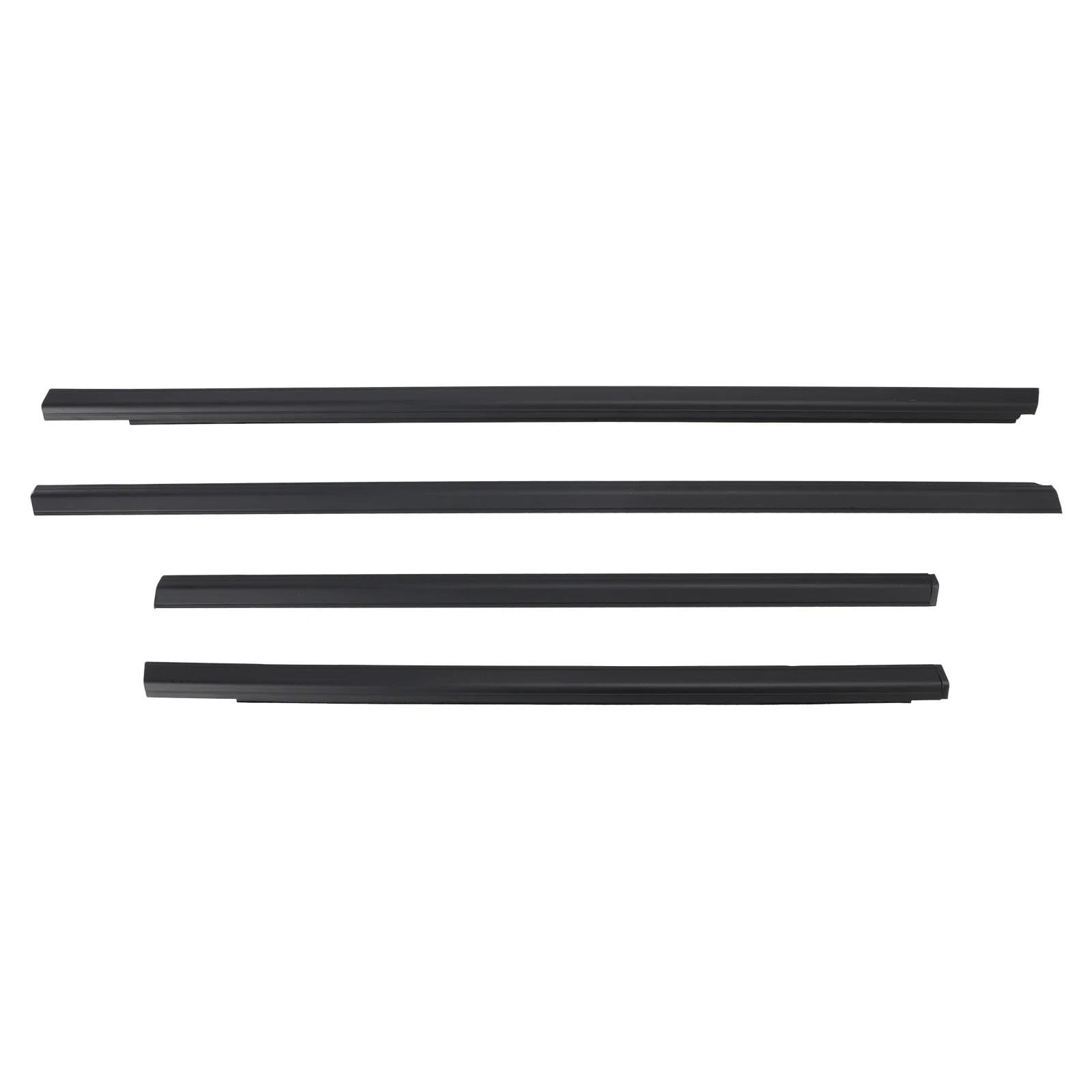 Hpzprpcew One Color 4Pcs Window Weatherstrip For Nissan For Sentra 2001-2006 80820-5M00a 80821-5M00a 82820-5M00a 82821-5M00a