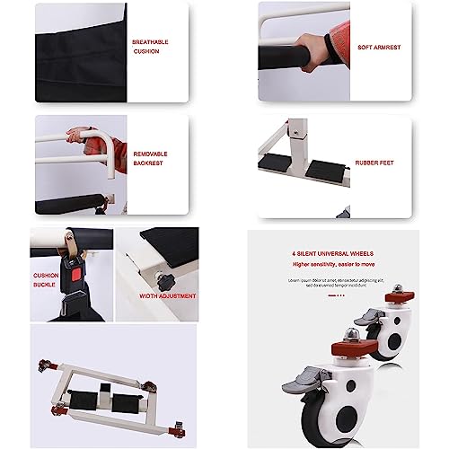 Bnddup Patient Lift Transfer Chair, Patient Lift For Home, Patient Transfer Lift Wheelchair For Car thumb #7