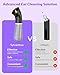 Sylvanthos Upgraded Ear Wax Removal Kit, One Piece Waste Tank - Ear Irrigation Flushing System with 4 Modes & 8 Nozzles - IPX7, Safe and Effective Electric Ear Cleaner for Family Use, Type-C (Gray)