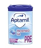 LCPs (Omega 3&6) APTAMIL PROSYNEO HA PRE, Anfangsmilch von Geburt an, Baby-Milchpulver (1 x 800 g)