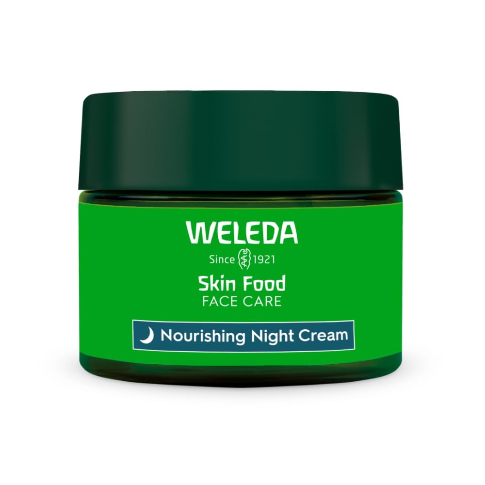 WeledaSkin Food Face Night Cream, Night Moisturiser for Dry Skin, Moisturising Cream For Men & Women, 100% Certified Natural, Organic, Dermatologically Tested, 40mlNatrue