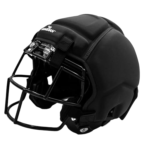 Guardian Cap XT 2.0, Black - Soft-Shell Helmet Cover for Football