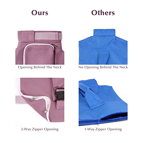 Morjor Cat Grooming Bag For Nail Trimming, Pet Grooming Hammock For Vet Visits, Adjustable Anti-Bite And Anti-Scratch Cats / Dogs Restraint Bag For Injection, Medicine Taking - Size S #TOP6