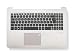 Produktbild ASUS Tastatur inkl. Topcase DE (deutsch) schwarz/Silber mit Backlight und Fingerprint Original VivoBook Pro 15 N580VD Serie