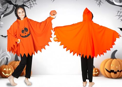 Image of Sarvda Halloween Dress | Costume and Accessories | For Girls and Boys | Haunted Horror Theme Party Vampire Witch Ghost Skeleton Draculla Pumpkin Scary Cosplay Dress
