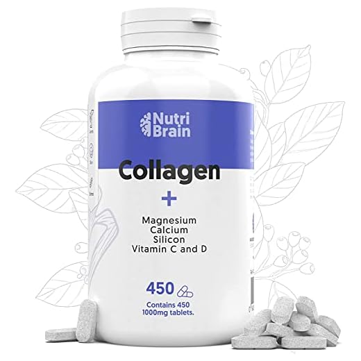 Colágeno Hidrolizado con Magnesio | Bote XXL, 450 Cápsulas (6 meses) | Potenciado con Calcio y Vitamina C para Piel, Articulaciones, Pelo, Músculos, Sistema Inmunológico y más Energía