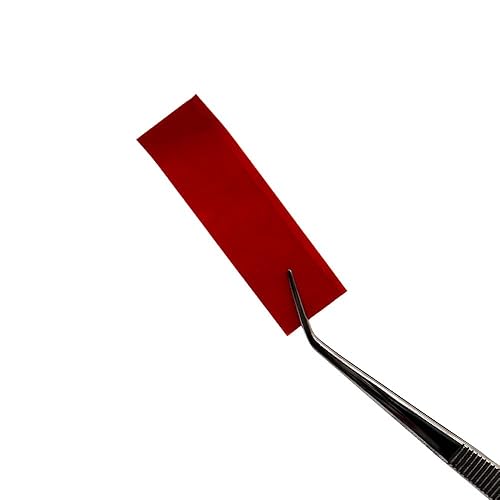 Miniatura 9 de Papel articulado dental, 300 tiras en dispensador de plástico, película de 100 micras, doble cara, 2.165 x 0.709 x 0.004in, para ajustes oclusales e