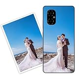 Sunrive Personalizzate Cover compatibile con Xiaomi Poco M4 5G personalizzabile con Foto Testi Frase Logo Disegni e Grafiche Personalizzata, assorbimento degli urti morbido TPU trasparente