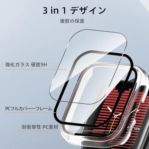 Image of For Amazfit Active, Protective Case, Lightweight, PC + Tempered Glass Cover, 9H Hardness, Easy Installation, All-in-One, Full Protection, Anti-Scratch, Shockproof, HD High Transmittance