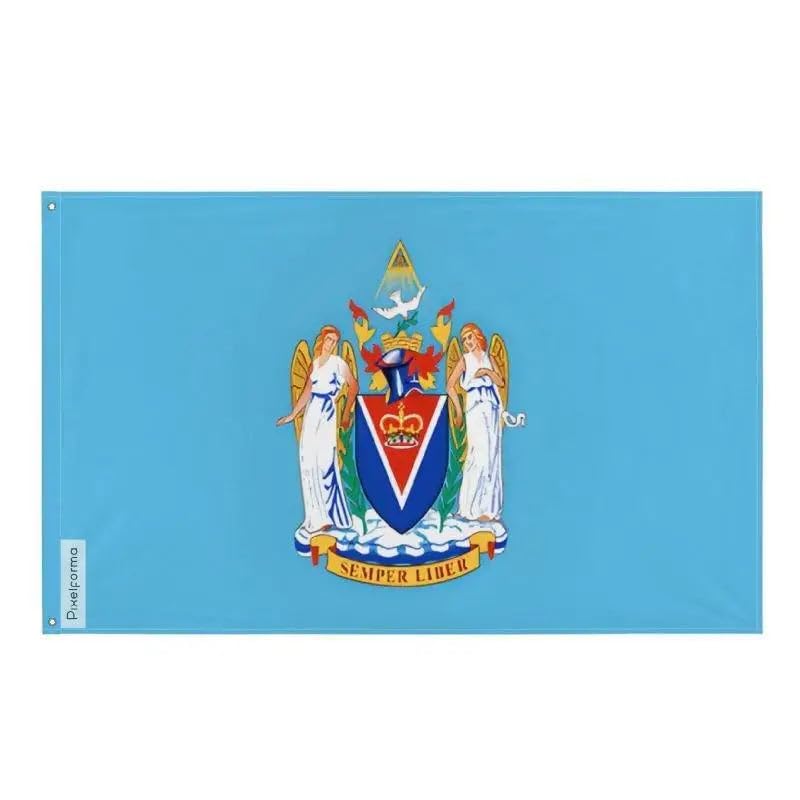 Drapeau Victoria Pixelforma en polyester résistant avec 2 œillets