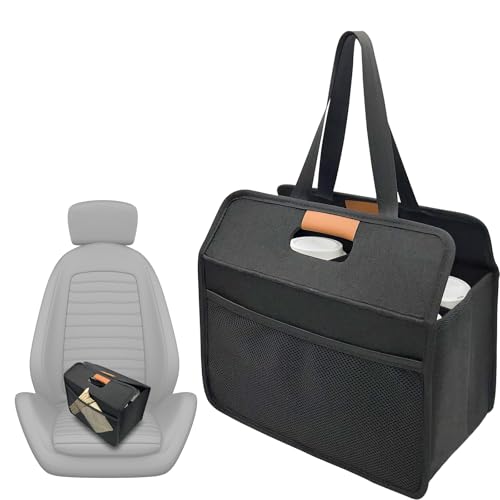 Chelvvg Portable 6 Cup Drink Carrier with Handle for Car,