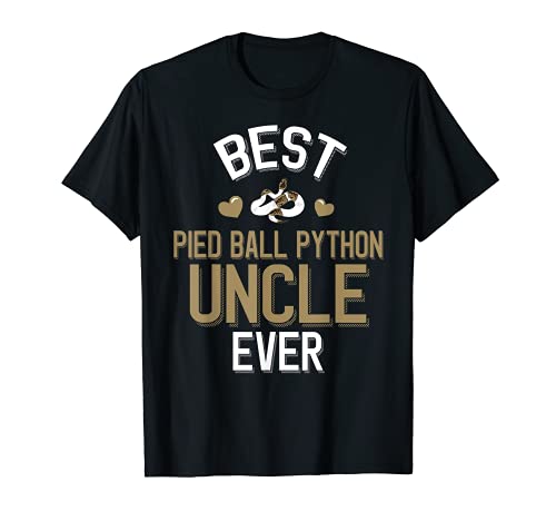 Uomo Pied Ball Python Family Best Pied Ball Python Uncle Ever Maglietta