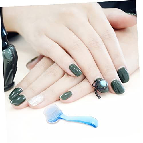 WOONEKY 6 Pçs Escova De Limpeza Facial Sob Ferramenta De Limpeza De Unhas Acessórios De Arte De Unha