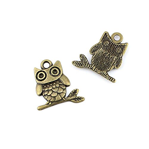 Qty:30PCS Antique Bronze Jewelry Making Charms Findings Supplies Wholesale Ancient