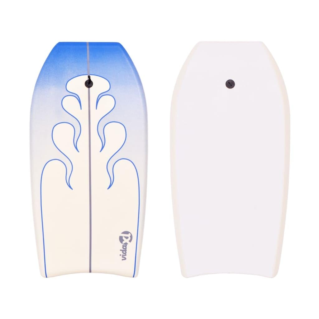 vidaXL Bodyboard Boogieboard Body Board Schwimmbrett Wellenbreit Blau EPS 104 cm