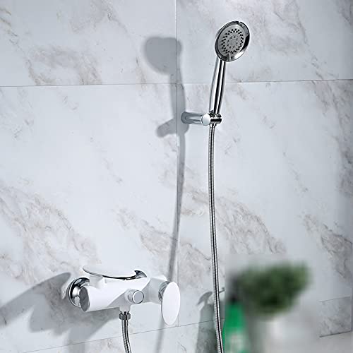 Robinet cascade pour baignoire murale avec kit de douche complet