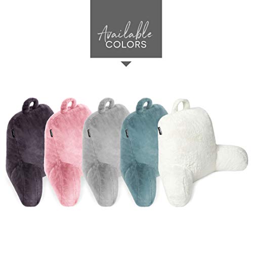 image for Milliard Reading Pillow with Shredded Memory Foam, Back Rest Pillow fo