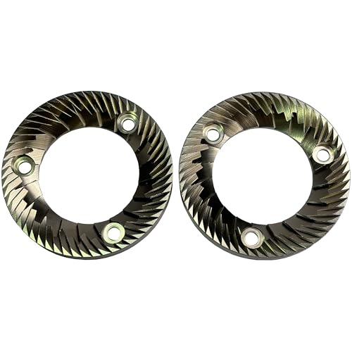 Espresso Coffee Grinder Flat Burrs Replacement (pair)