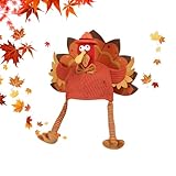 Erntedankfest Truthahn Mütze Für Erwachsene - Erntedankfest Kostüm Kopfbedeckung | Herbst Ernte Party Mütze | Für Familientreffen Parade Feier Frauen Männer Fotografen Eventplaner Familienfoto