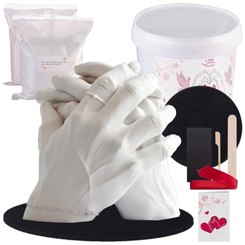 Your Design 3D-Abform-Set: 3D-Handabdruck-Set für Paare...