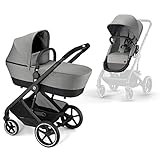 cybex kinderwagen gold Stabiler und hochwertiger Kinderwagen, Ab der Geburt bis 22 kg (ca. 4 Jahre), Einhand-Faltmechanismus und höhenverstellbarer Schiebegriff, Kompatibel mit allen Cybex-Babyschalen