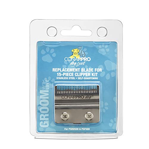 Conairpro Dog & Cat Dog Clippers For Grooming Replacement Blade, Compatible With Pgf500 And Pgrd500, Silver #TOP1