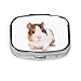 Produktbild Kawaii Nette Meerschweinchen Familie Mens Pillendose Für Tasche Kleine Medizin Fall Tablet Halter Brieftasche Organizer Fall Für Tasche Oder Geldbörse