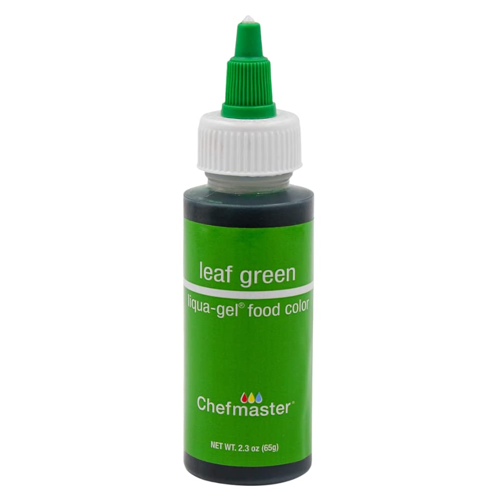 Amazon.com: Chefmaster Leaf Green Liqua-Gel?? Food Coloring | Vibrant ...