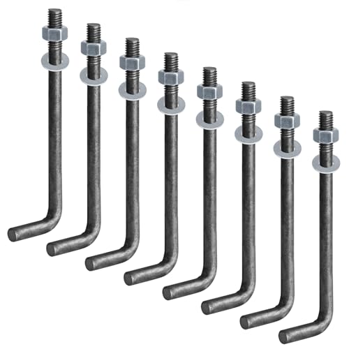 Mountain_Ark Z-GD222-T8-US-A 8 Pack 10 Inch L-Shaped Anchor Bolts thumb #3