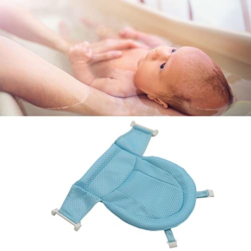 Fafeicy Tapete de malha para banho de recém-nascido, malha completa confortável respirável ajustável