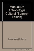 Manual De Antropologia Cultural (Spanish Edition) 997804230X Book Cover