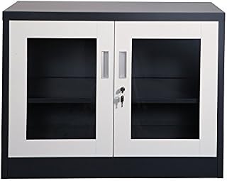 Armoire Oufa Gris Foncéblanc De Meubles De Bureau Armoire