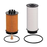 QC000001 Lube Filter MK667920 Fuel Filter Kit Compatible with Mitsubishi 2011-2019 4p10 4CYL 3.0L