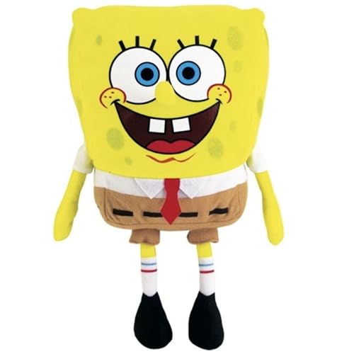 Play by Play Spongebob Schwammkopf Plüschfigur 50 cm XL Kuscheltier Offizielles Lizenzprodukt Cartoon Stofftier