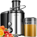 SHARDOR Juicer Machines, 3 Speed Control with 800W Juicers for Fruit and Vegetables,Higher Juice Yield Extractor Machine, Stainless Steel Centrifugal Juicers