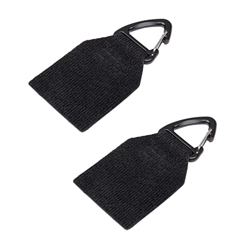 IDOGEAR Tactical Gear Clip Key Hook Clips with Hook and Loop Panels Hanging Accessories for Tactical Vests Belts Bags
