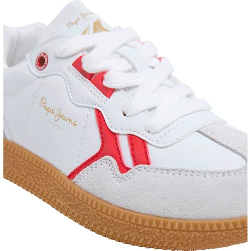 Pepe Jeans Ball Retro B Sneaker Mixte aux finitions soignées premium