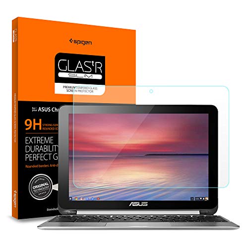 Spigen Tempered Glass Screen Protector Designed for ONLY Asus Chromebook Flip C100PA-DB02 / C101PA-DB02 (10.1 inch) [9H Hardness]