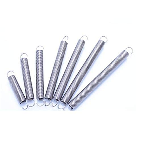 1 Stück Zugfeder, Drahtdurchmesser 10 mm, OD 50 mm, Freie Länge 320 mm, Doppelhaken-Zugfeder aus Federstahl, geeignet für Heimwerkerreparaturen ab 100,68 € (Juli 2026 1 Stück Zugfeder, Drahtdurchmesser 10 mm, OD 50 mm, Freie Länge 320 mm, Doppelhaken-Zugfeder aus Federstahl, geeignet für Heimwerkerreparaturen ab 100,68 € (Juli 2026