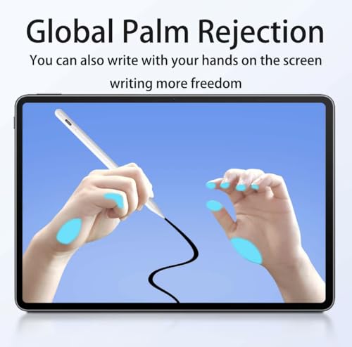 Image of Buzz Cool iPad Pencil for iPad (2018-2025) | 13-Min Type-C Fast Charge Stylus with Palm Rejection & Tilt Sensitivity | Compatible with iPad 6th-11th Gen, Air, Mini & Pro (M4)