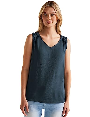 STREET ONE Damen A320137 Sommertop, Cool Vintage Green, 44 EU