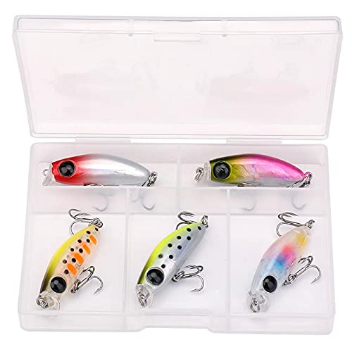 5pcs 40mm 2.3g Mini artificiali Crankbaits Fishing...