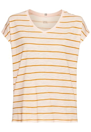 T-Shirt Femme camel active haut mode décontracté col rond manches courtes